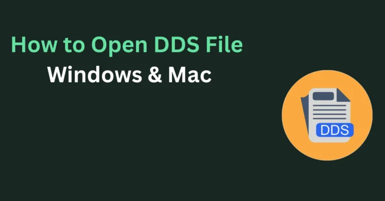 How to Open DDS File